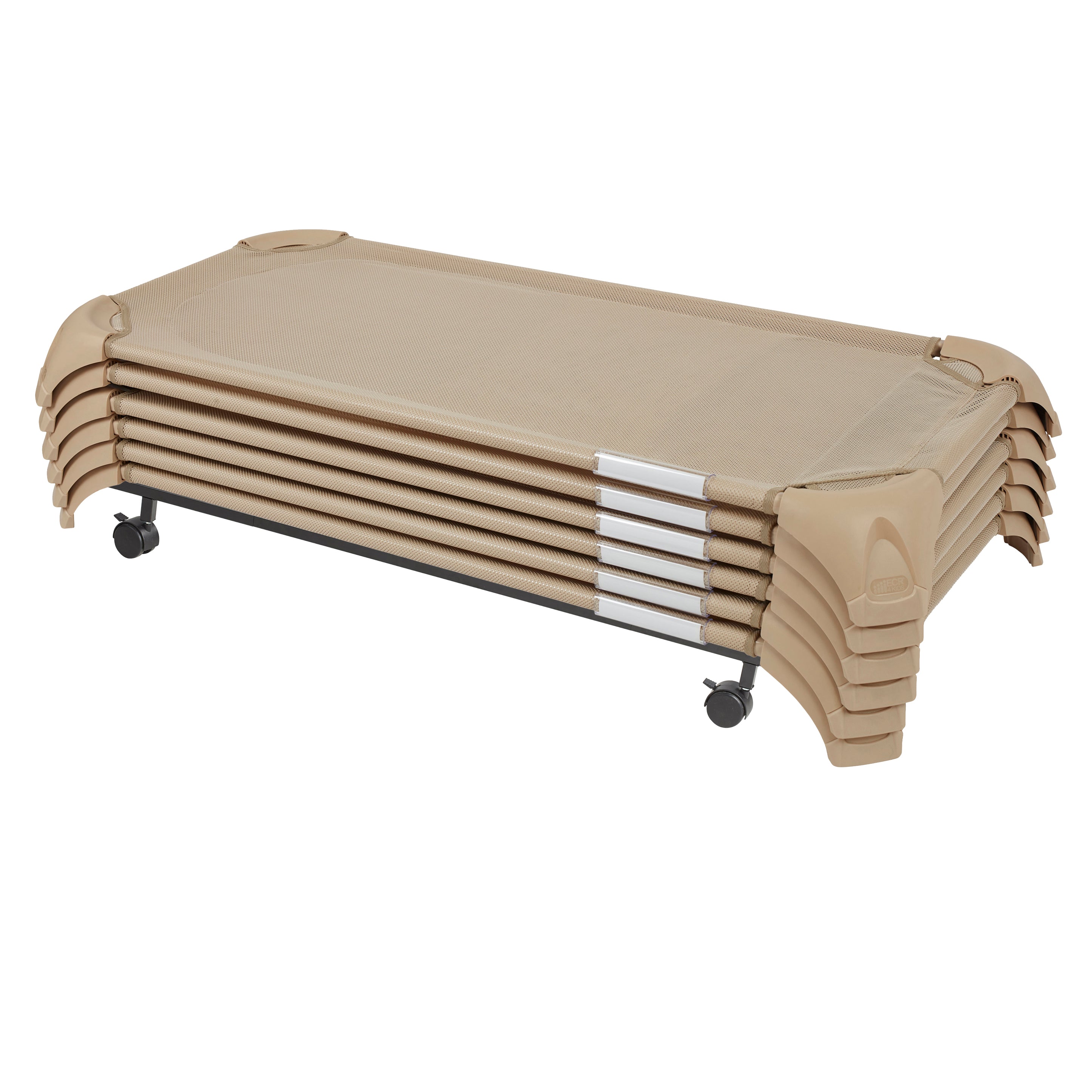 Cozy Cot Trolley with 6 Stackable Cozy Cots with Storage