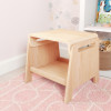 Sit or Step Stool, Kids Furniture, Natural