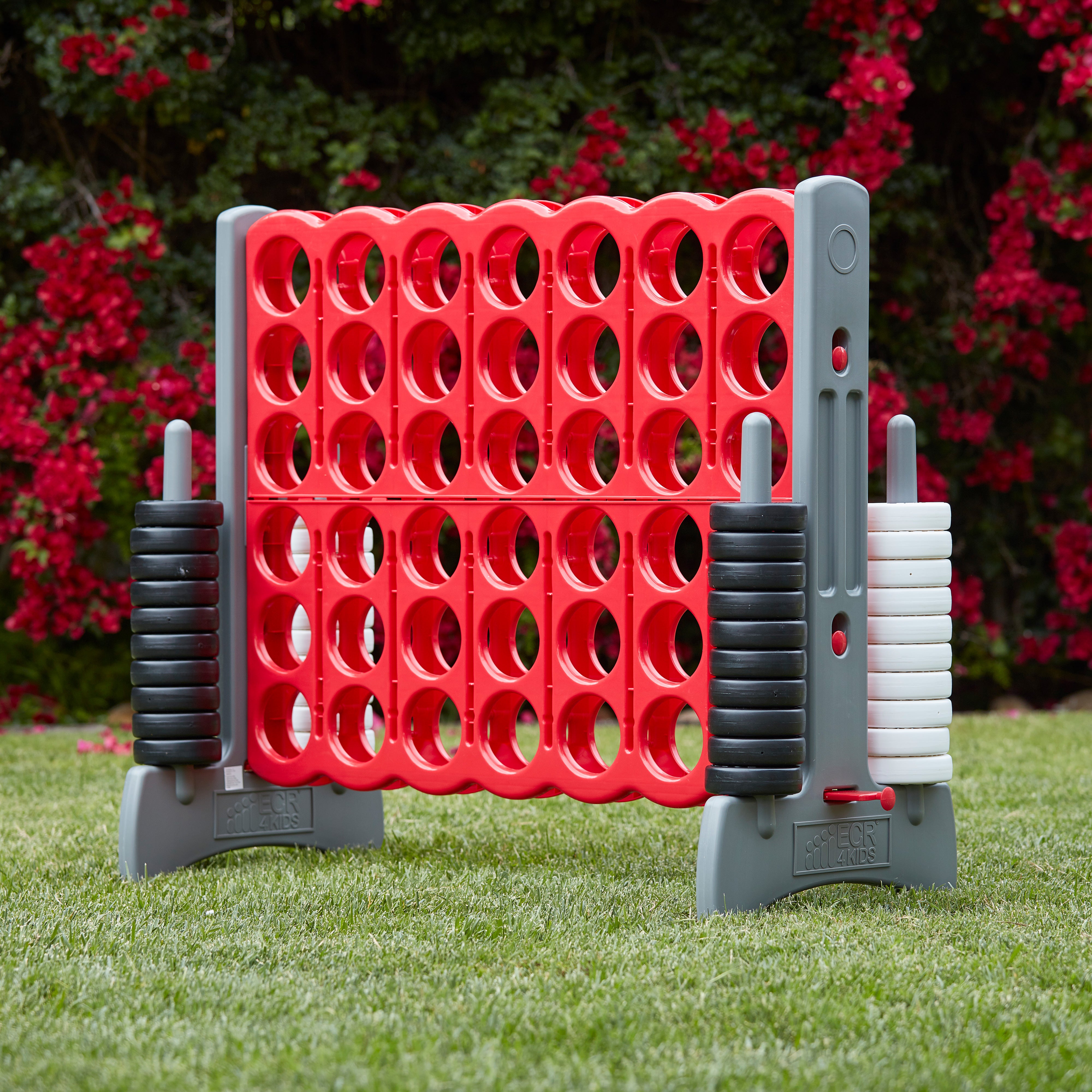 Jumbo 4-To-Score Giant Lawn Game Set with Carry Bag