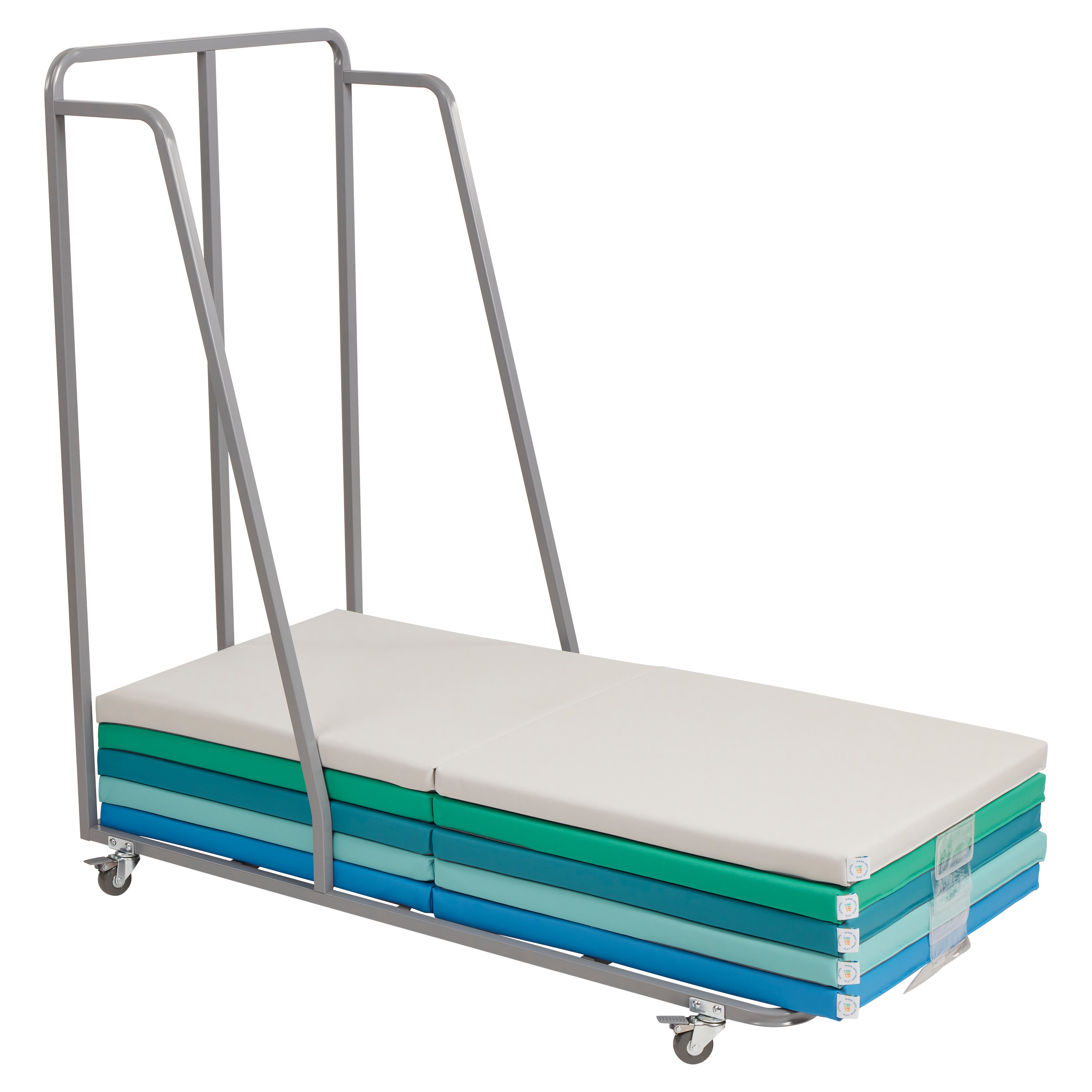 Rest Mat Trolley, Storage Cart - Grey