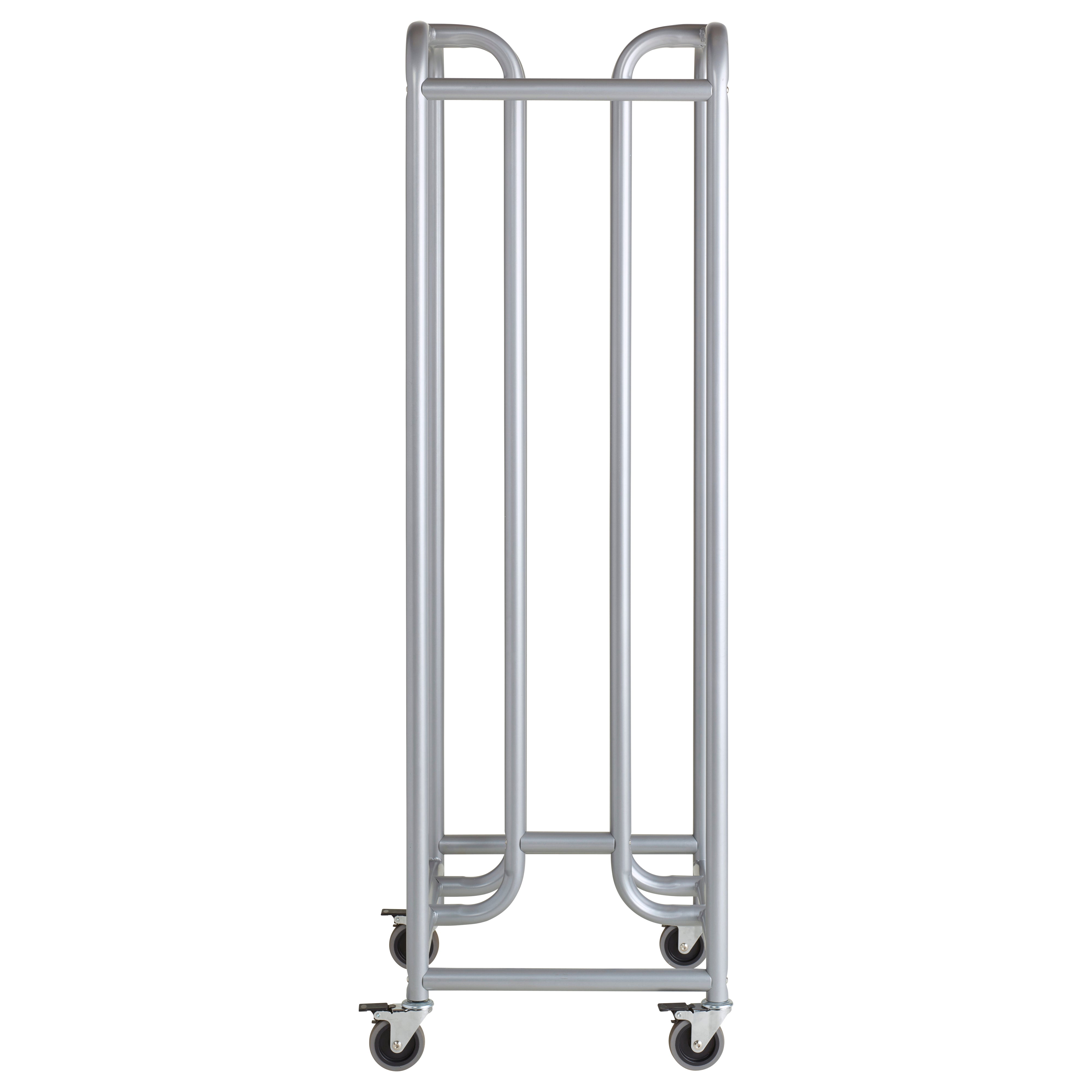 The Surf Storage Rack, Stores 30 Portable Lap Desks, Cart with Rolling and Locking Casters