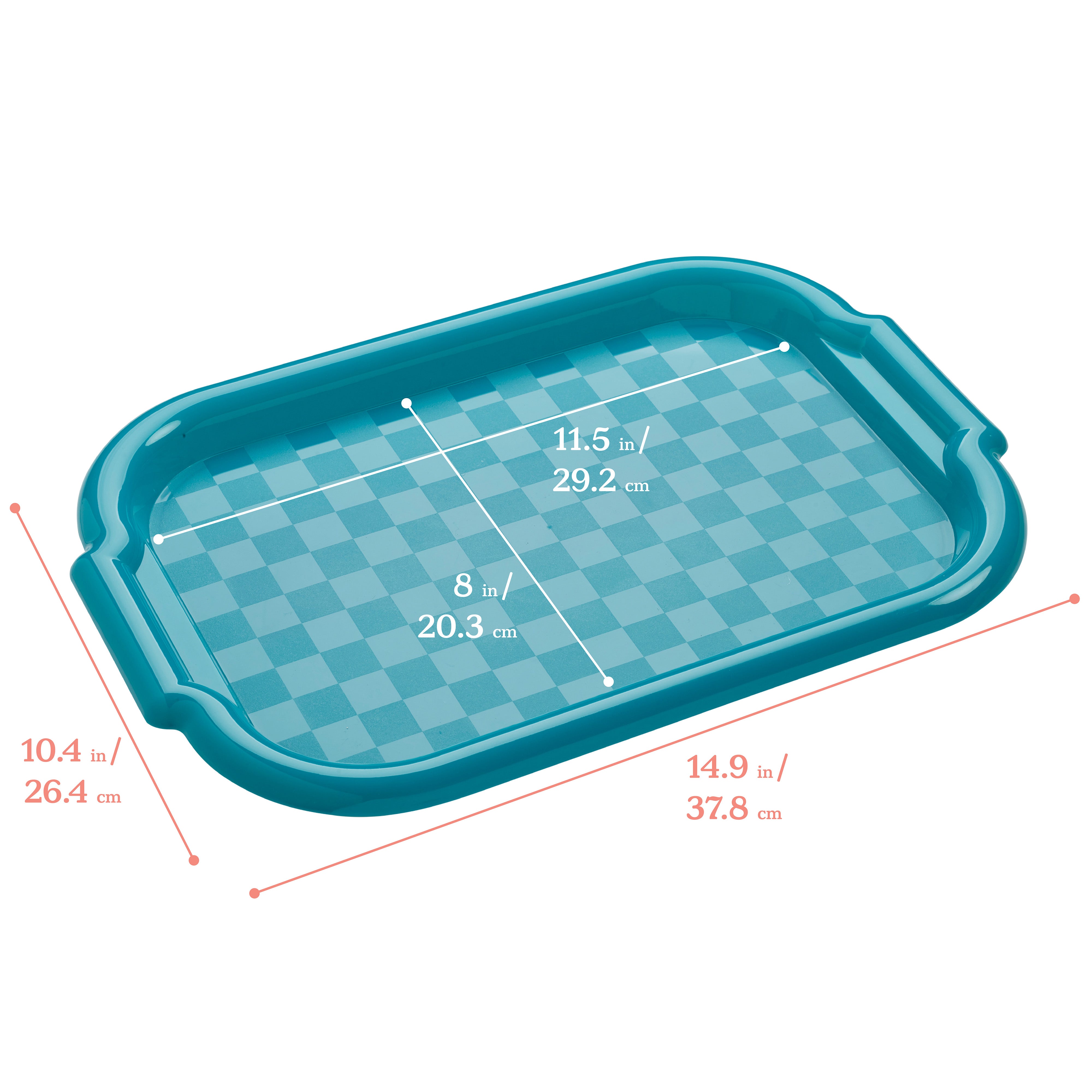 Colorful Plastic Art Trays for Kids, Multipurpose Craft Trays, 6-Piece