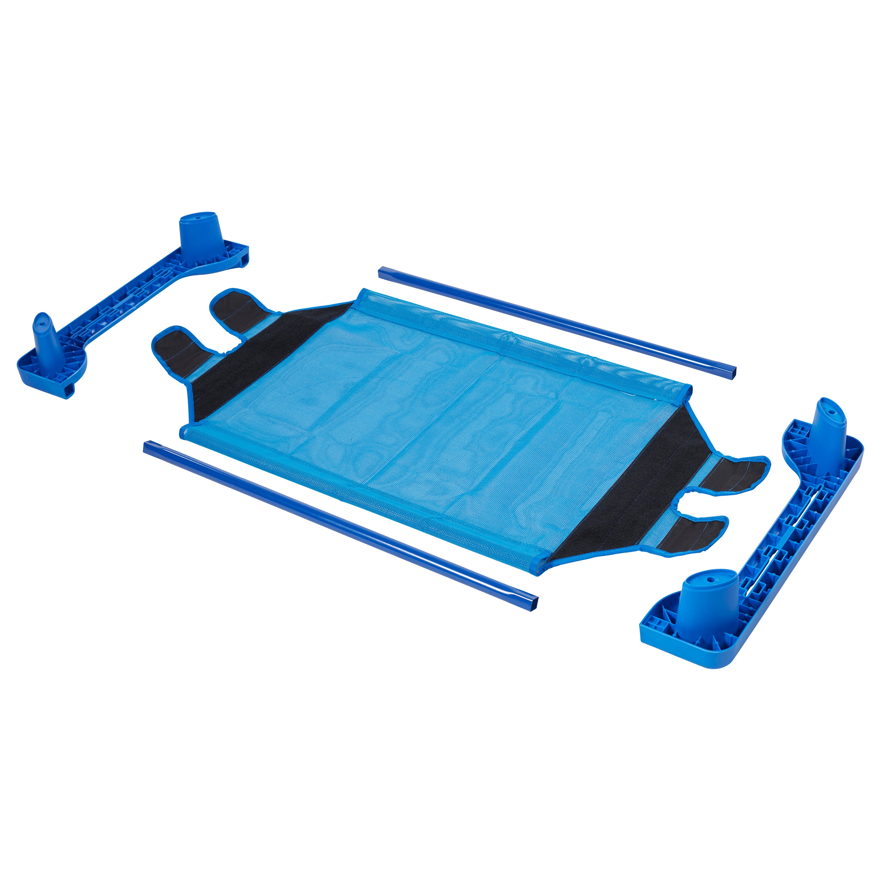 Streamline Toddler Cot, Ready-to-Assemble, 6-Pack - Blue