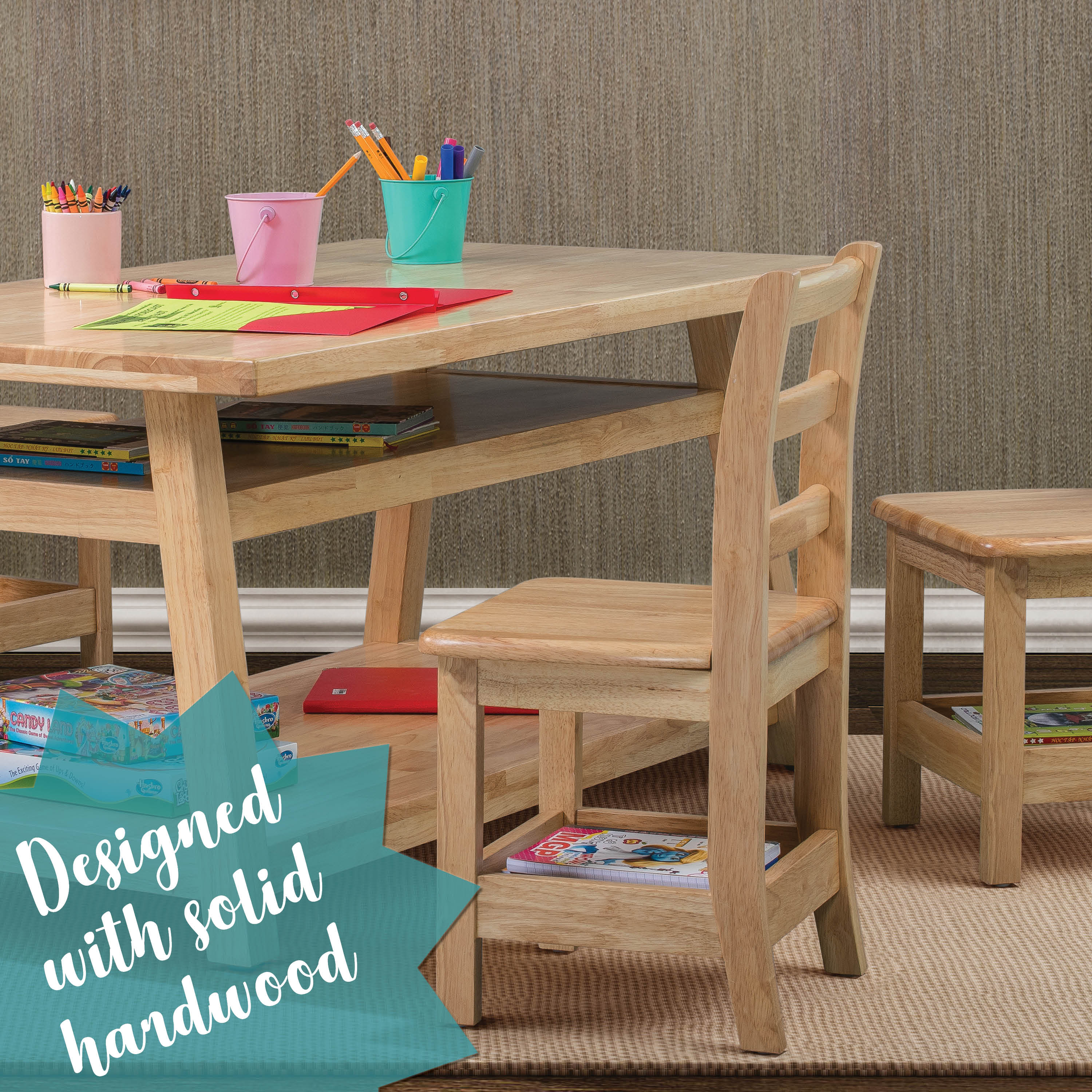 Children's trestle table and chairs online