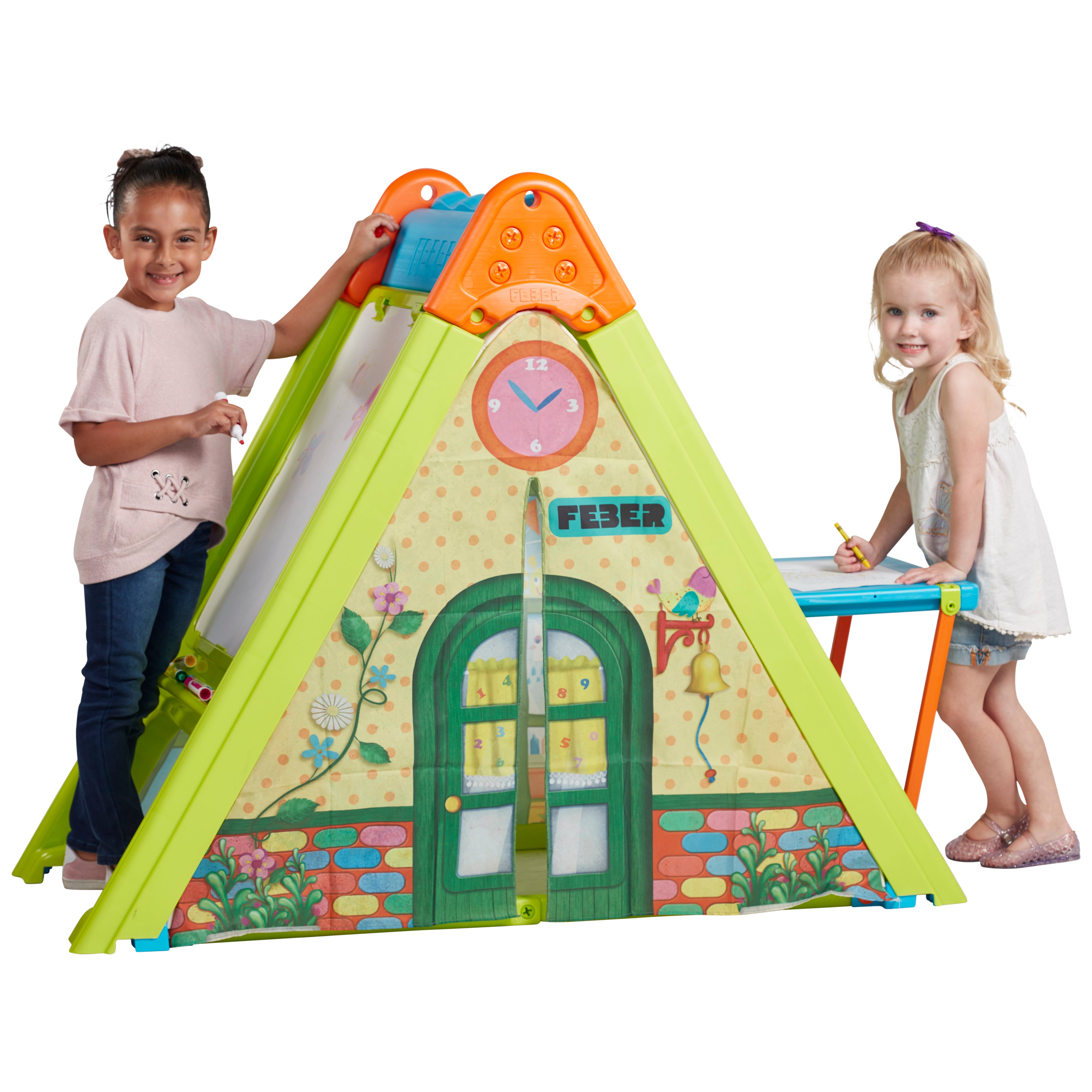 4-in-1 Play & Fold Learning Center Tent for Kids, Indoor or Outdoor