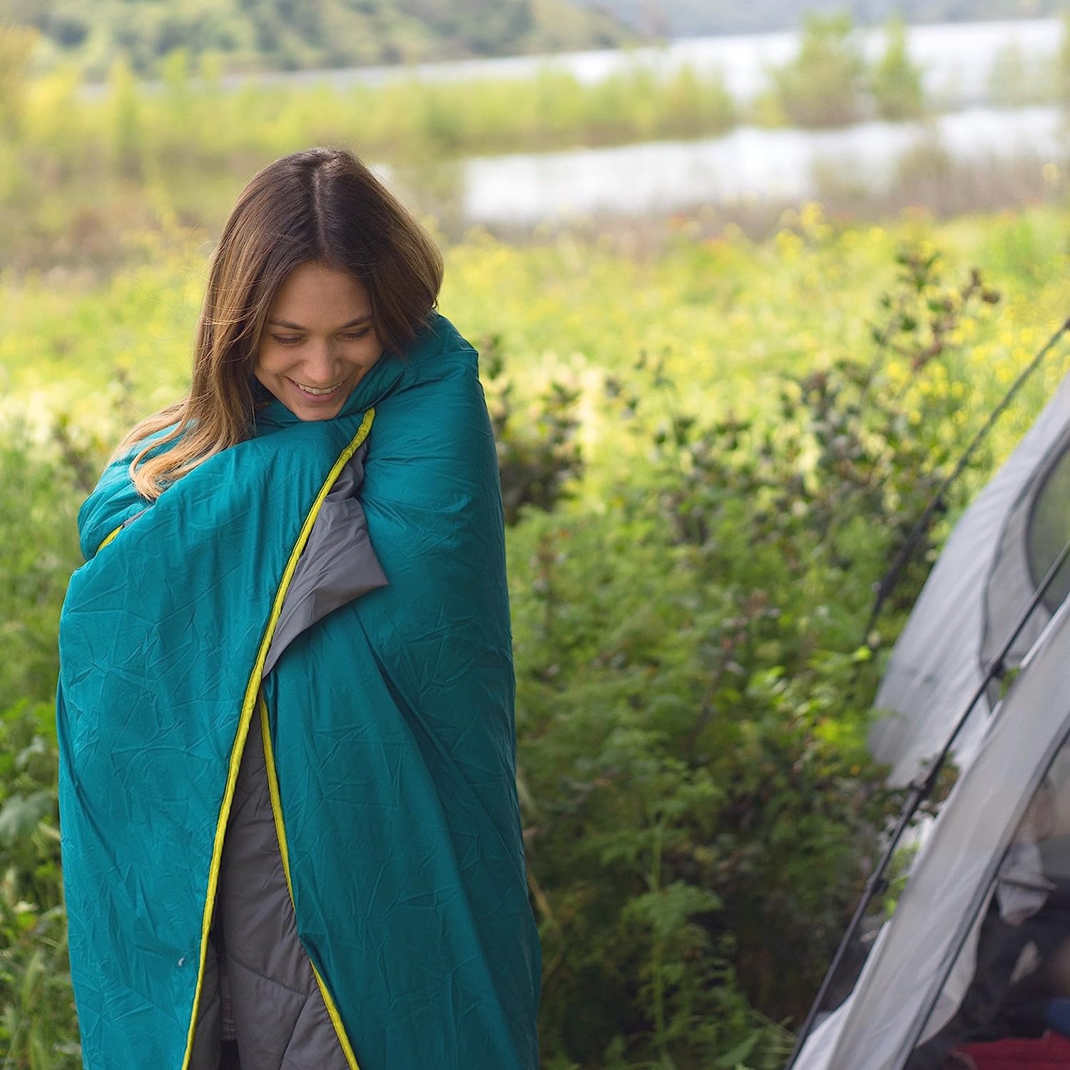 Sundown Camp Quilt, Camping Blanket