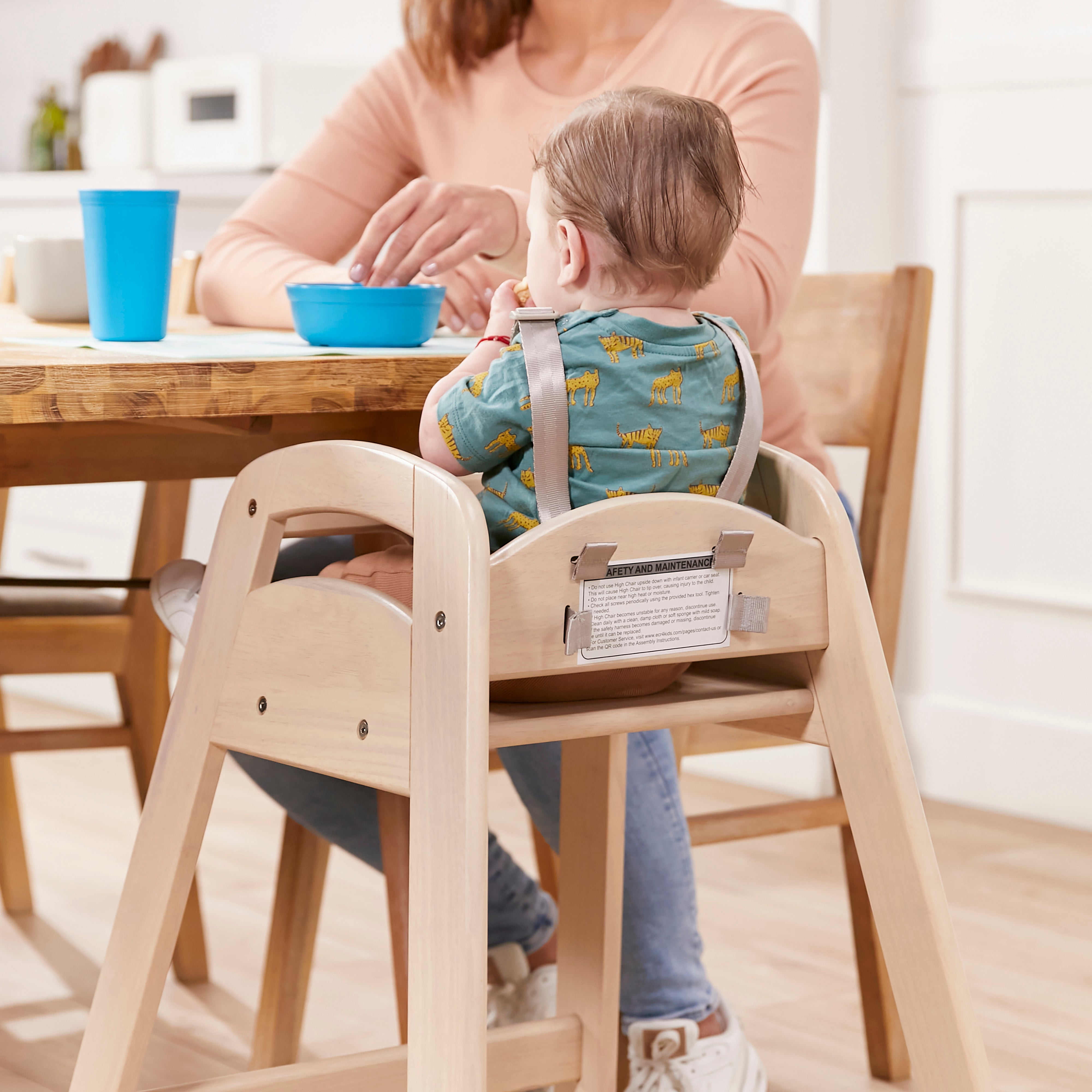 5-Point High Chair Harness, T-Lock, Replacement Part