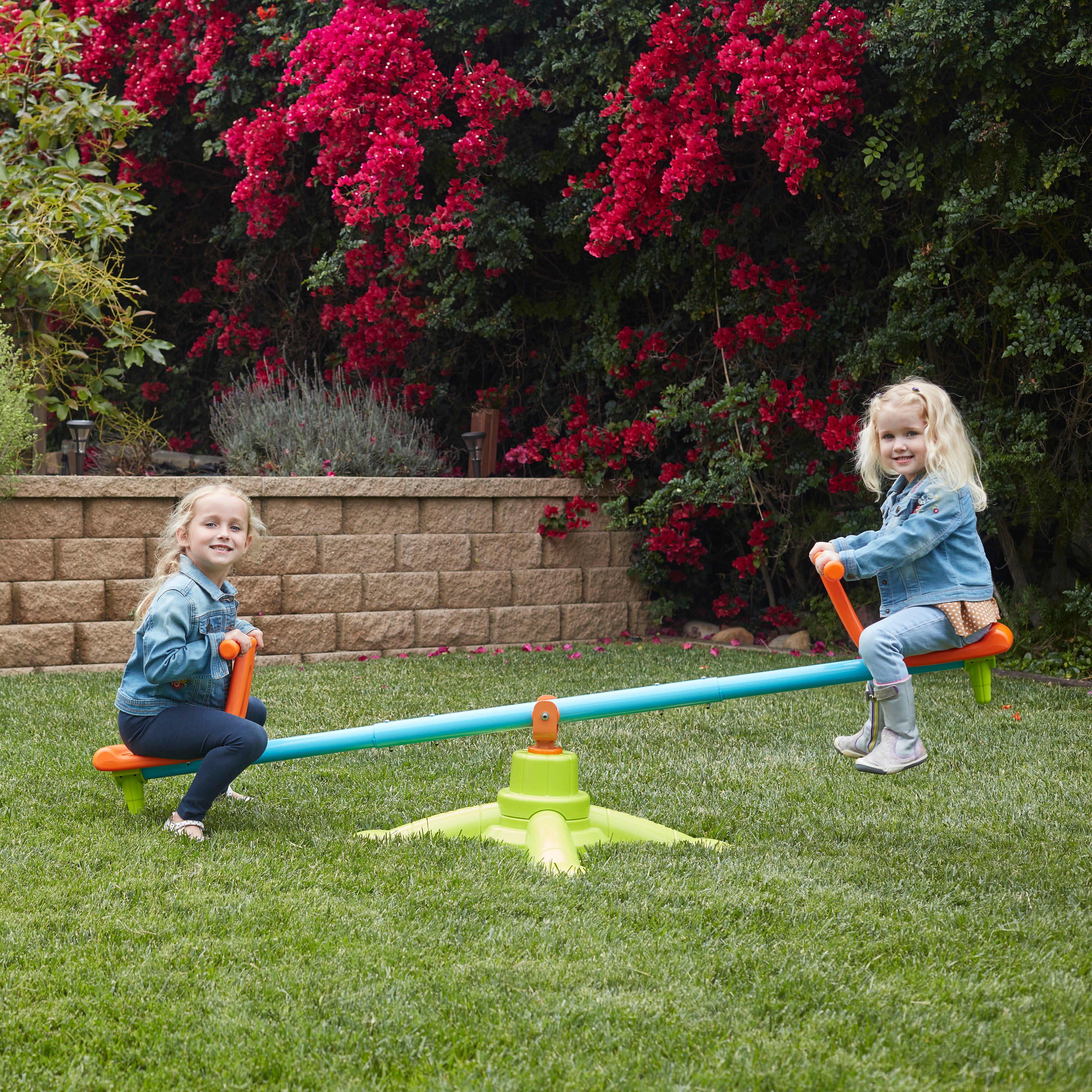 Spinner Seesaw, Spinning 360° Teeter-Totter, Sturdy and Durable for Home, Daycare or Preschool