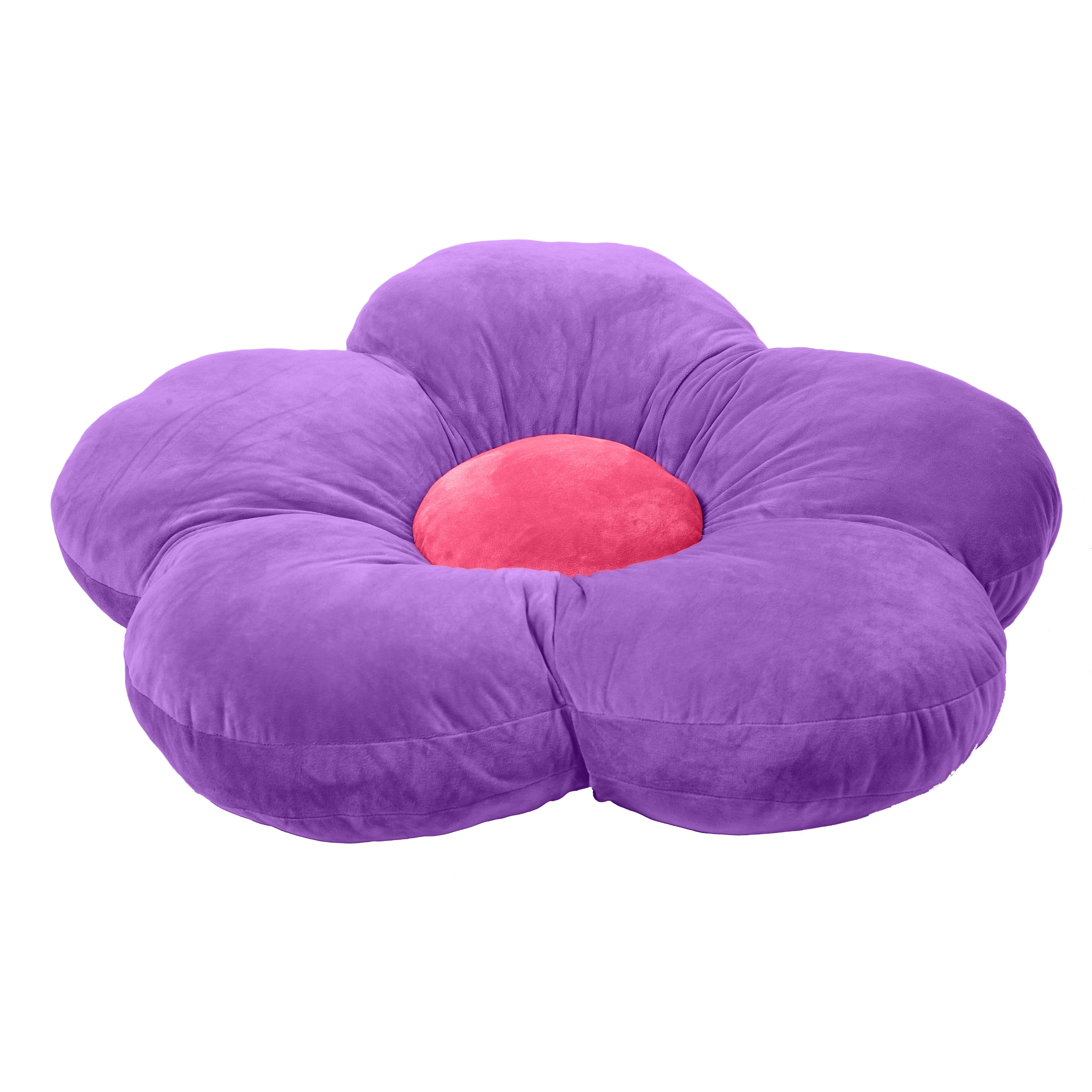 Purple flower pillow hotsell