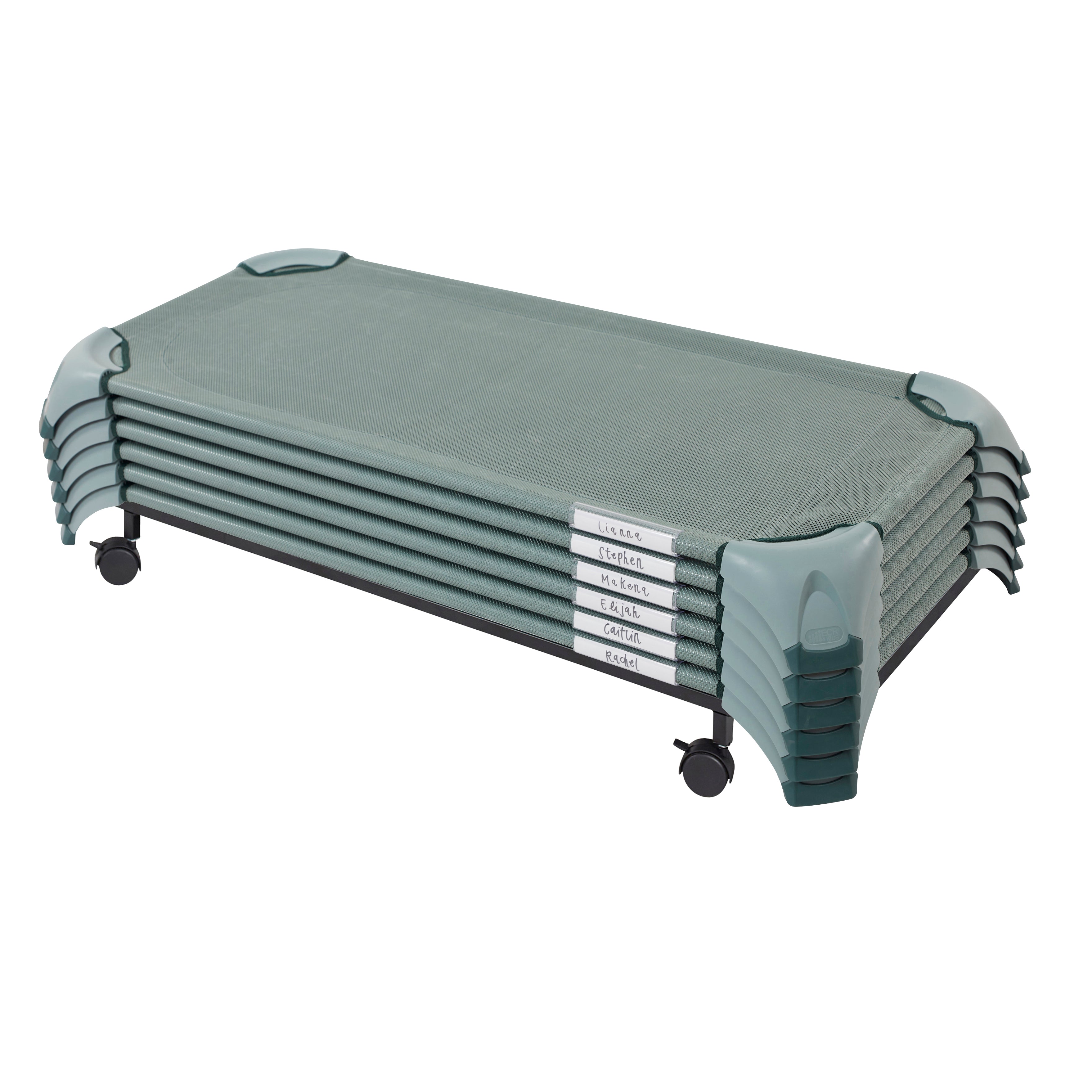 Cozy Cot Trolley with 6 Stackable Cozy Cots with Storage