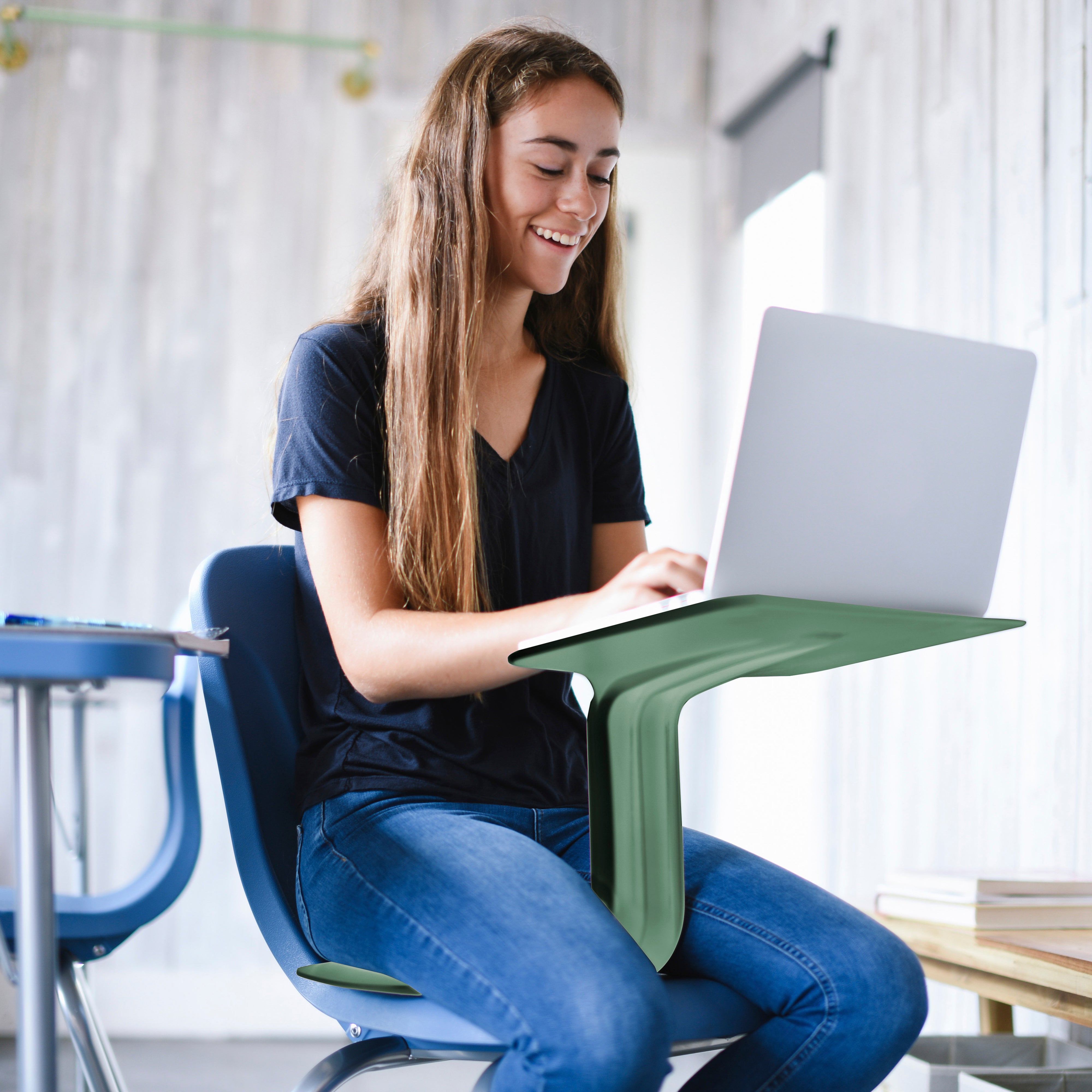 The Surf Mobile Storage Rack with 30 Surf Portable Desks Package, Classroom Flexible Seating