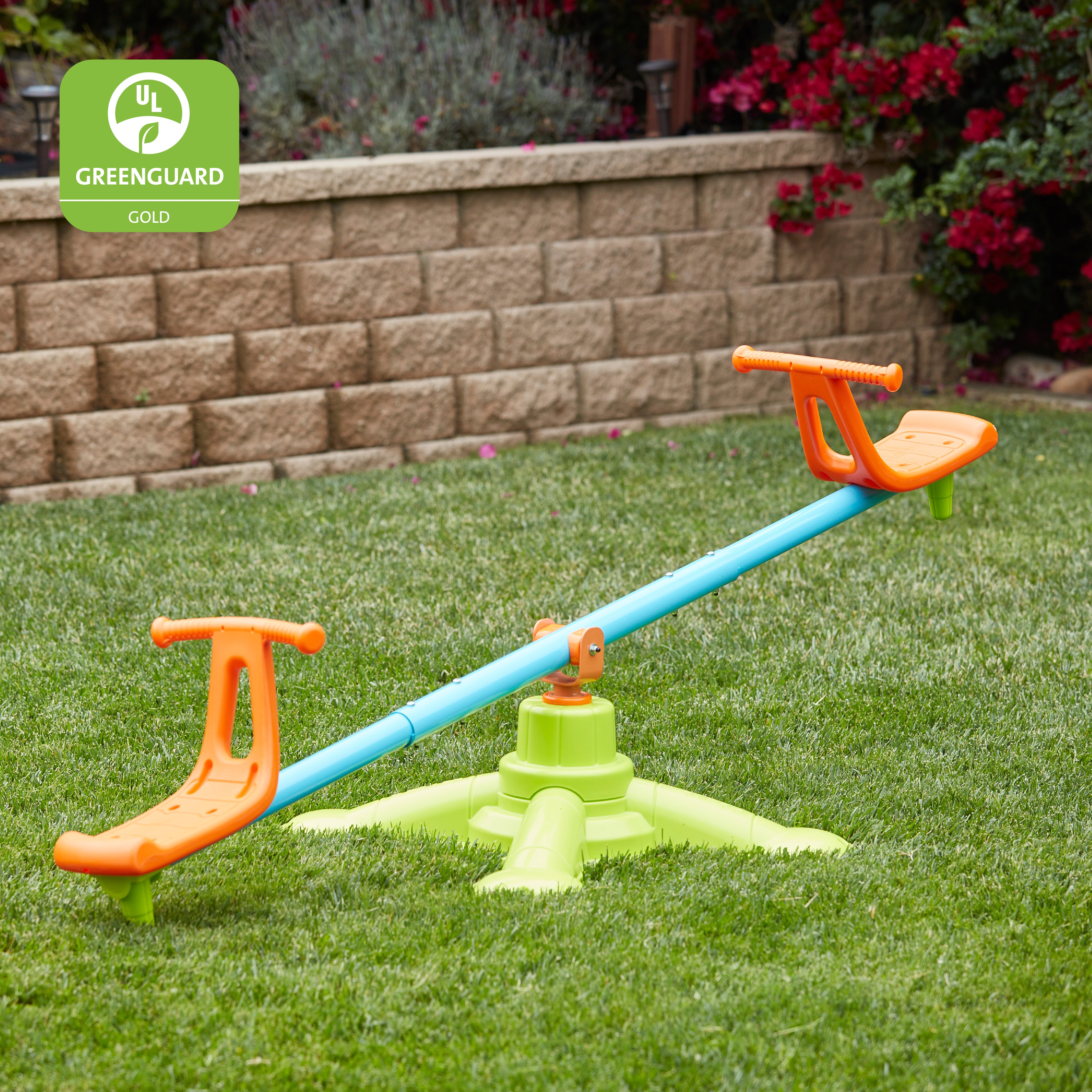 Spinner Seesaw, Spinning 360° Teeter-Totter, Sturdy and Durable for Home, Daycare or Preschool