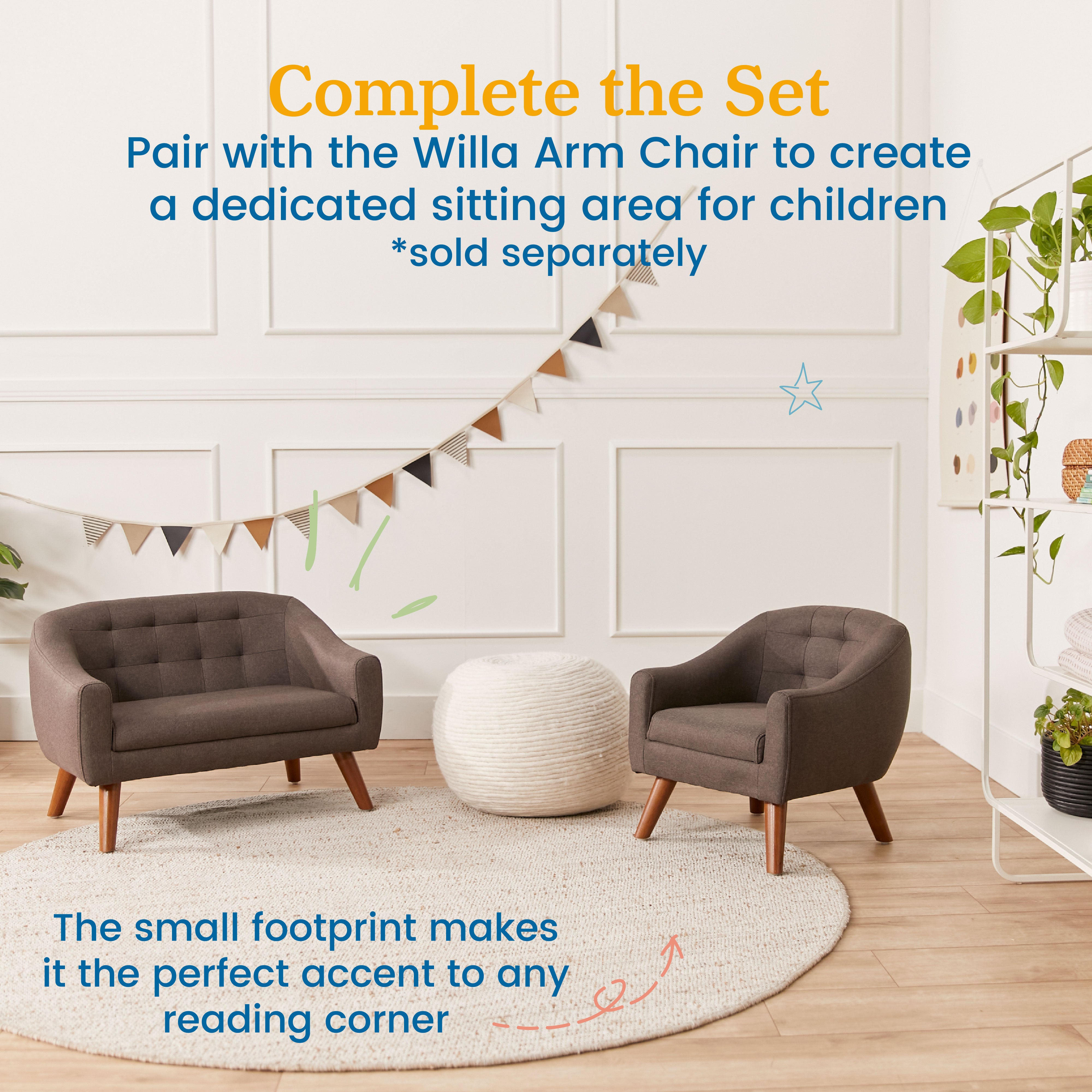 Willa Loveseat, Kids Furniture