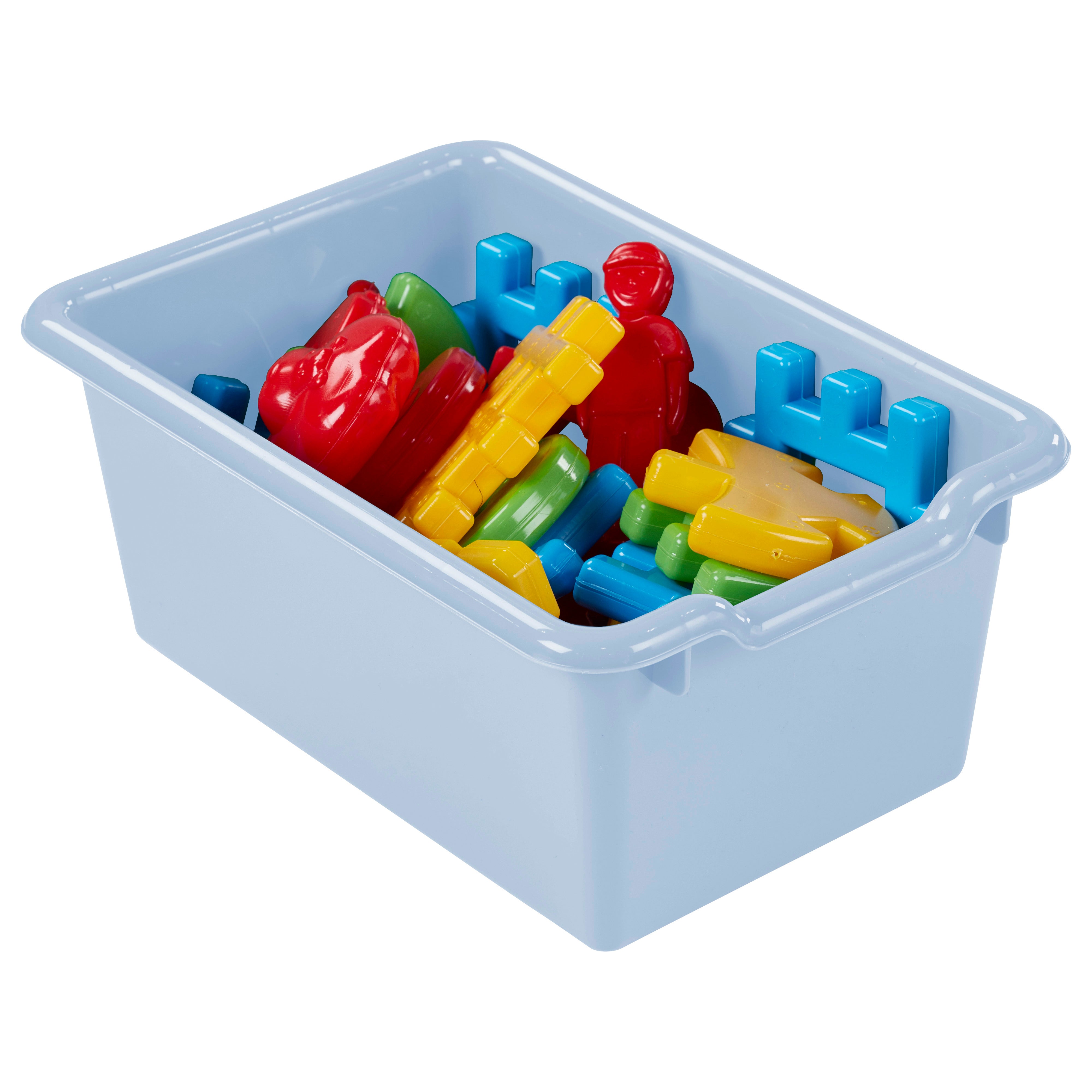 Streamline 5-Section Coat Locker with Scoop Front Storage Bins, Natural, Classroom Furniture