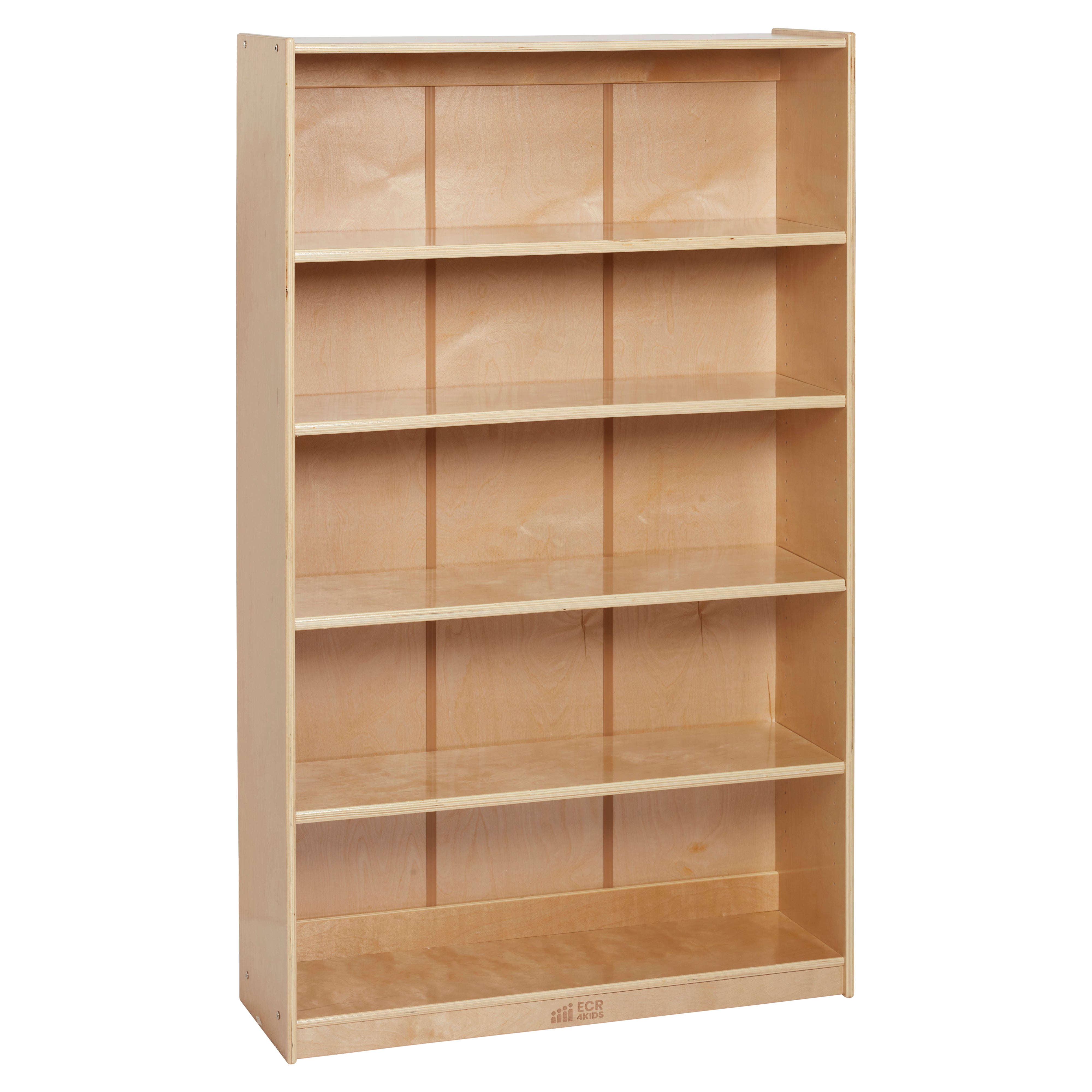 Classic Bookcase, Adjustable Shelves, 60in H