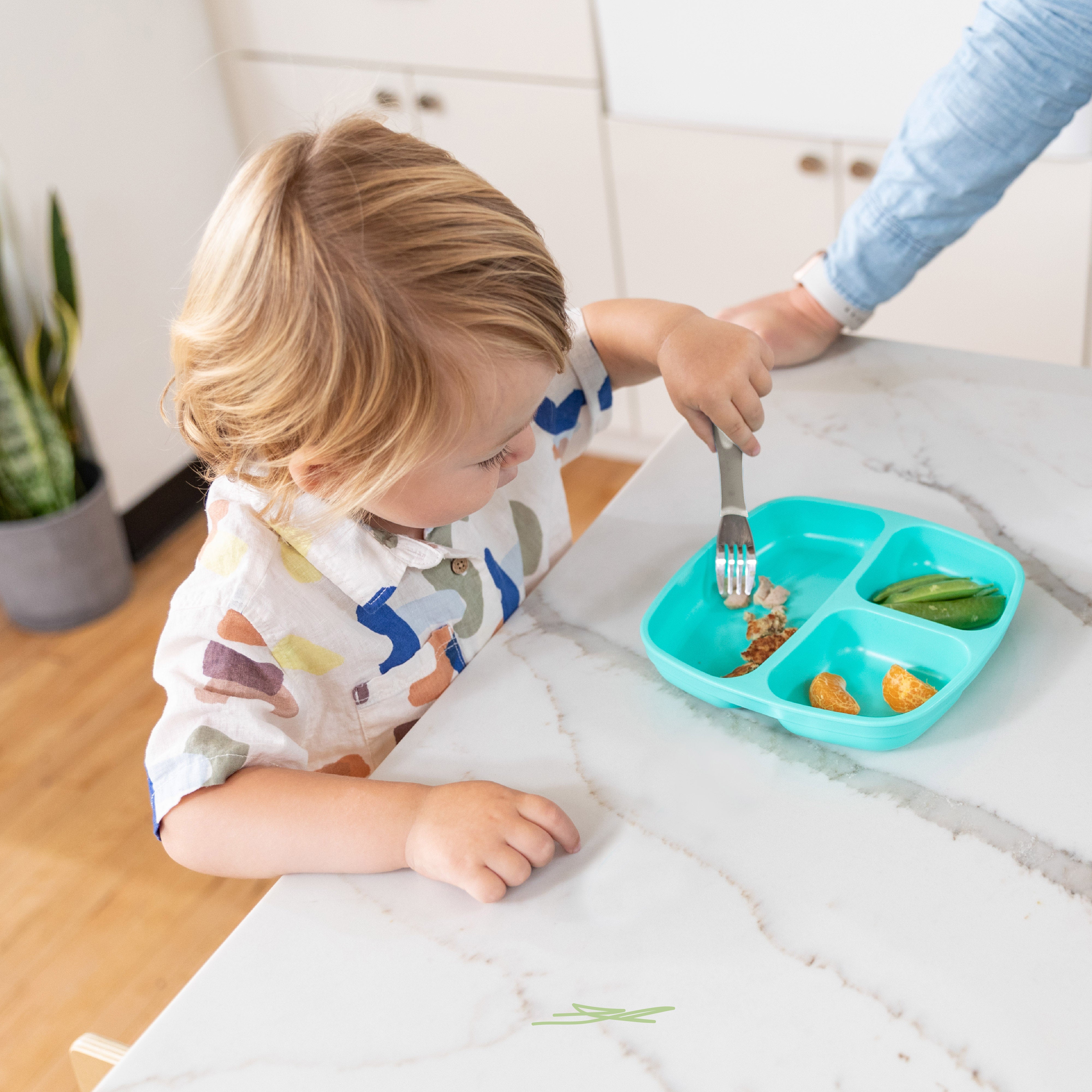 My First Meal Pal Stainless Steel Forks, Toddler Silverware, 3-Pack