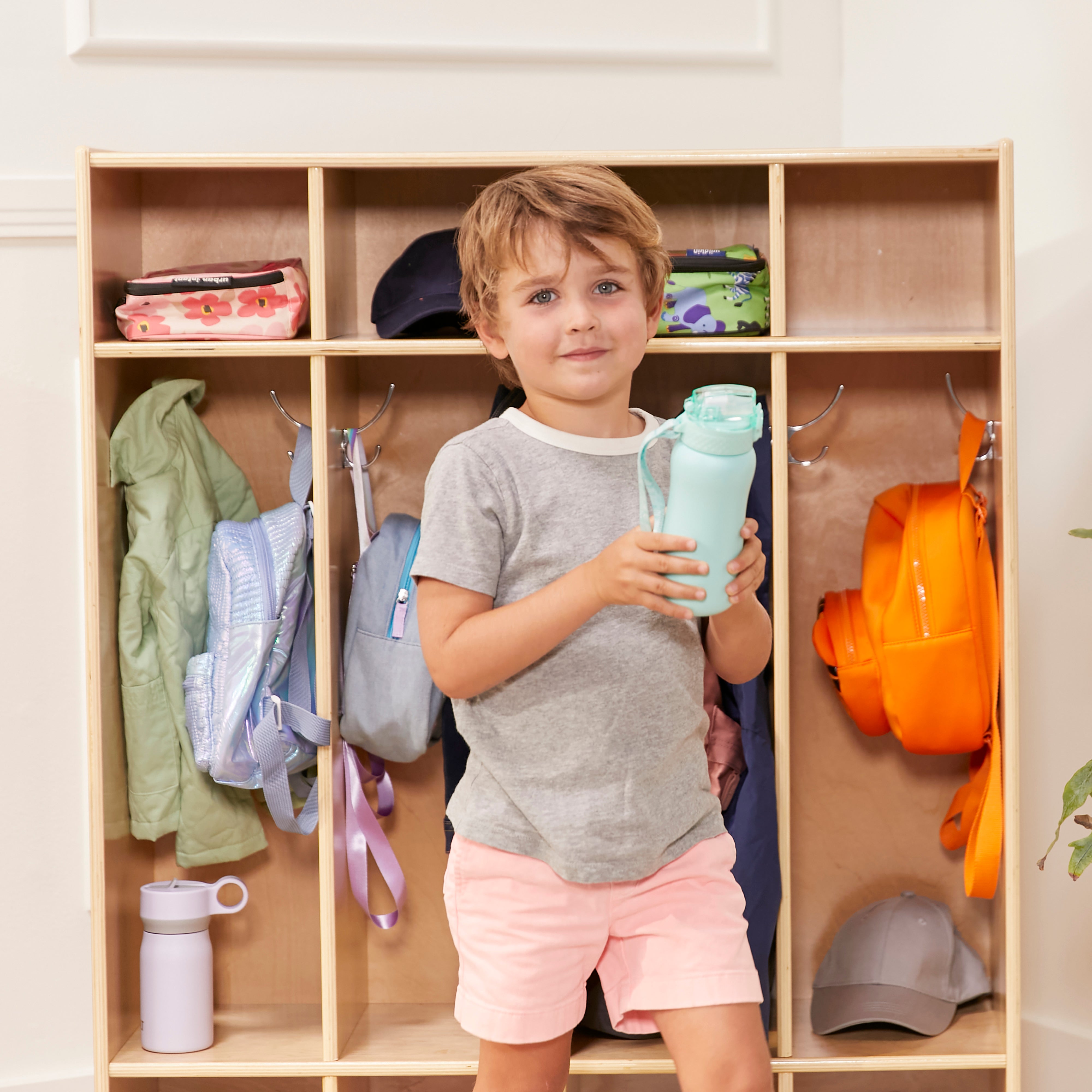 Streamline 4-Section Coat Locker, Classroom Furniture