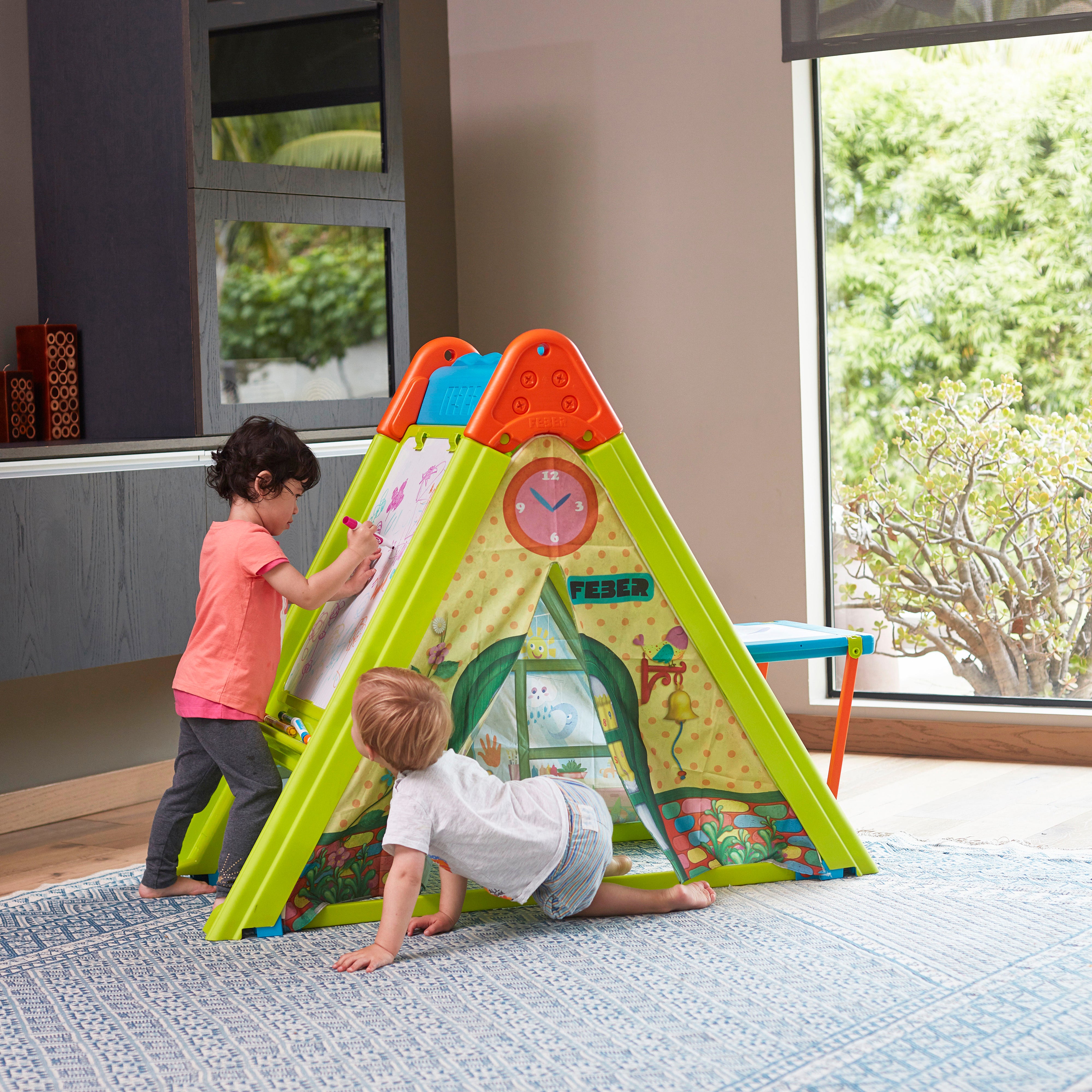 4-in-1 Play & Fold Learning Center Tent for Kids, Indoor or Outdoor