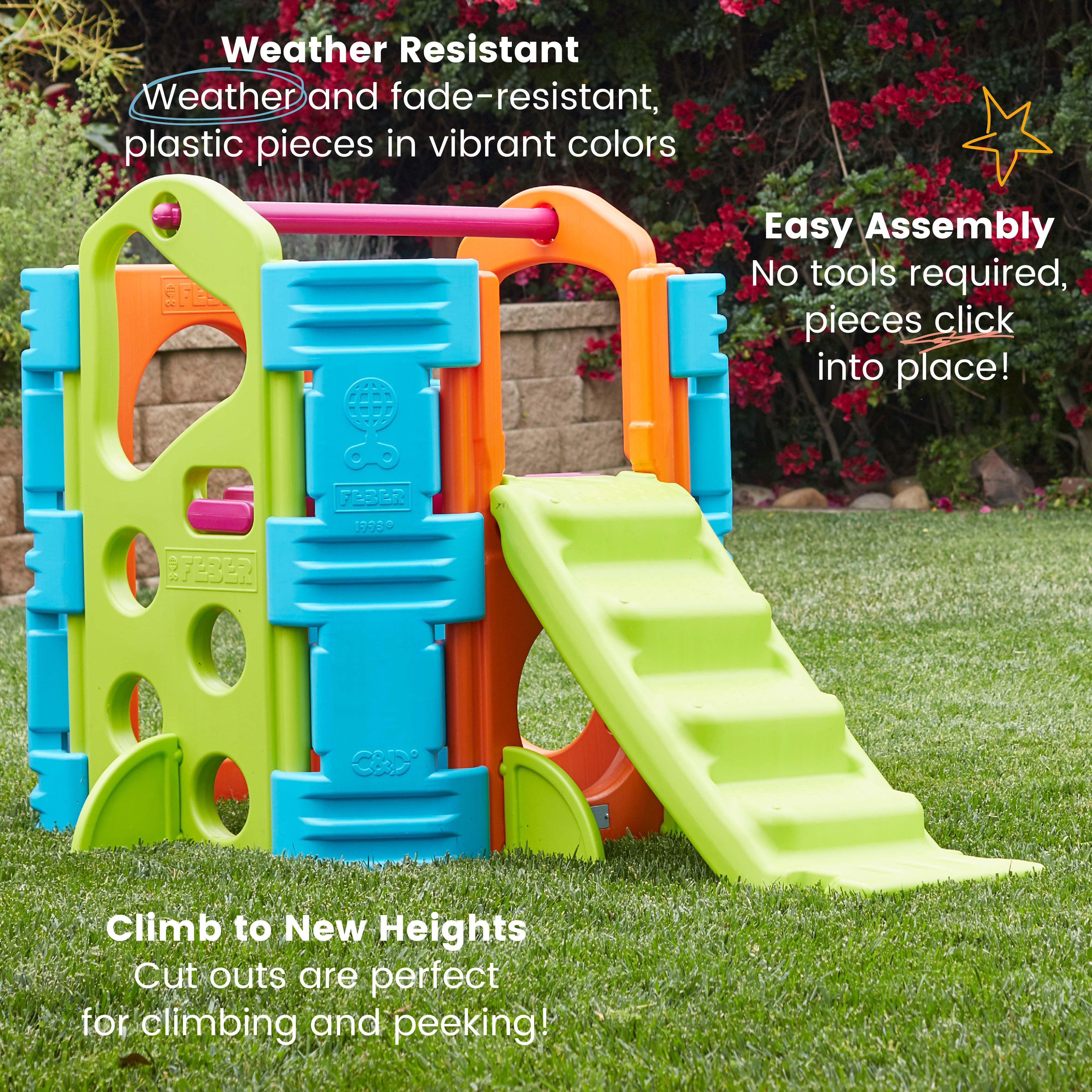 Plastic outdoor playsets for toddlers on sale