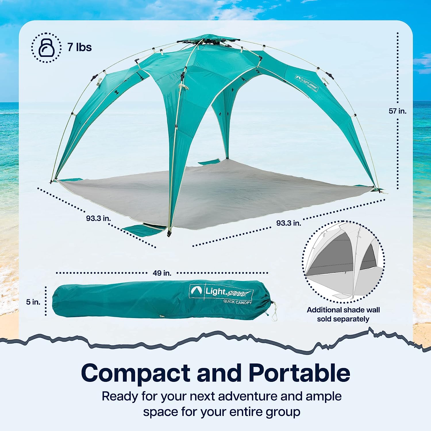 #Size_Beach Tent
