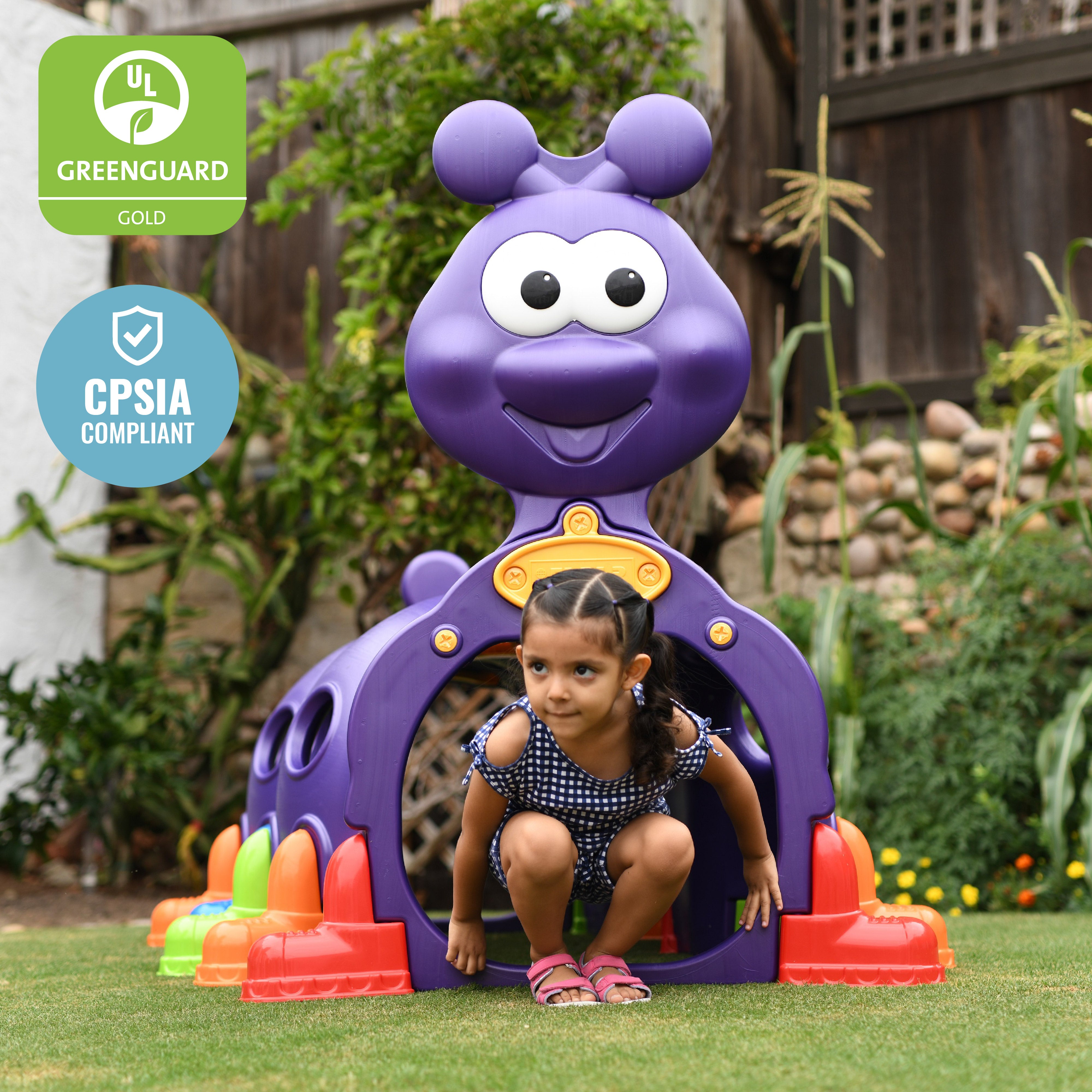 Peek-A-Boo Caterpillar, Play Structure