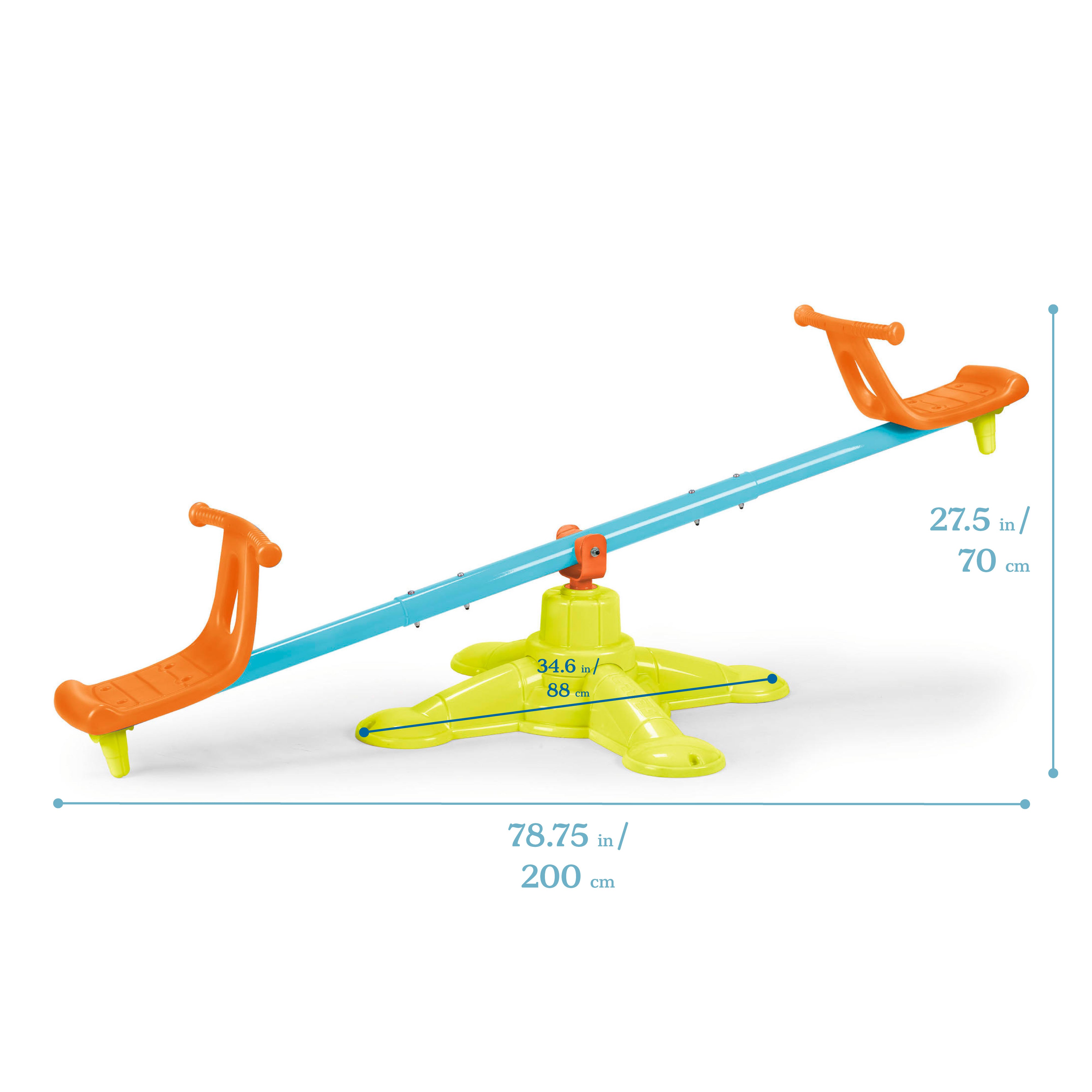 Spinner Seesaw, Spinning 360° Teeter-Totter, Sturdy and Durable for Home, Daycare or Preschool